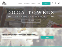 Tablet Screenshot of dogatowels.com